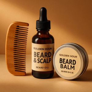 Golden Hour Beard & Scalp Set